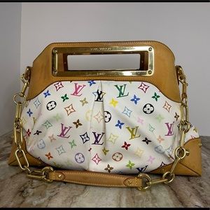 Louis Vuitton Multicolor Judy GM White Limited addition.